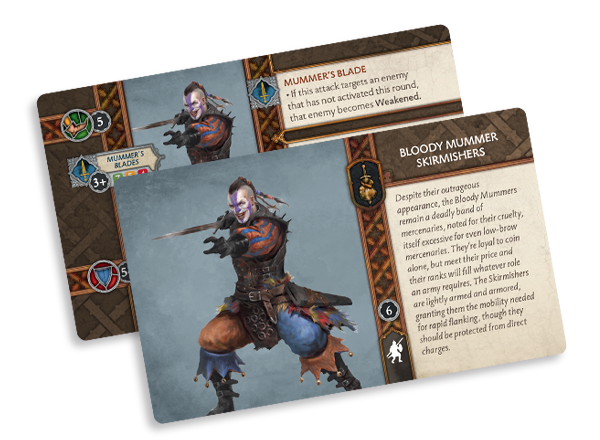 A Song of Ice and Fire : Tabletop Miniatures Game - Bloody Mummers Skirmishers